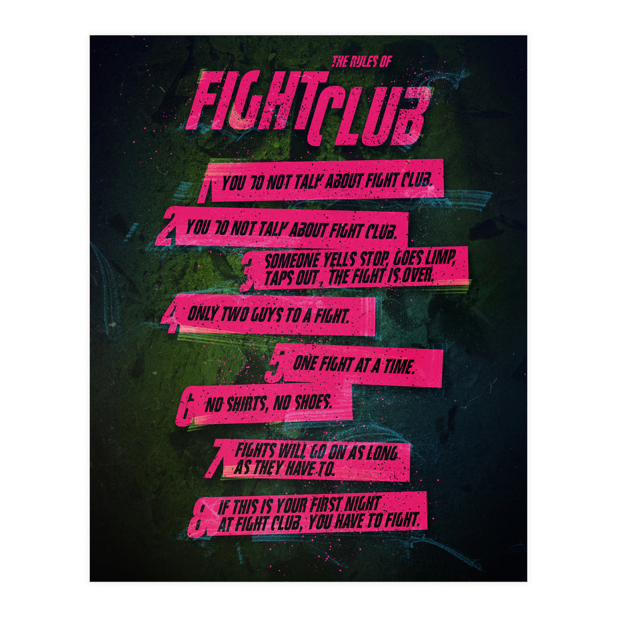 Fight Club Rules (Print Only)