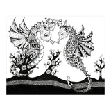 Seahorse Dragons Love Illustration (Print Only) thumbnail