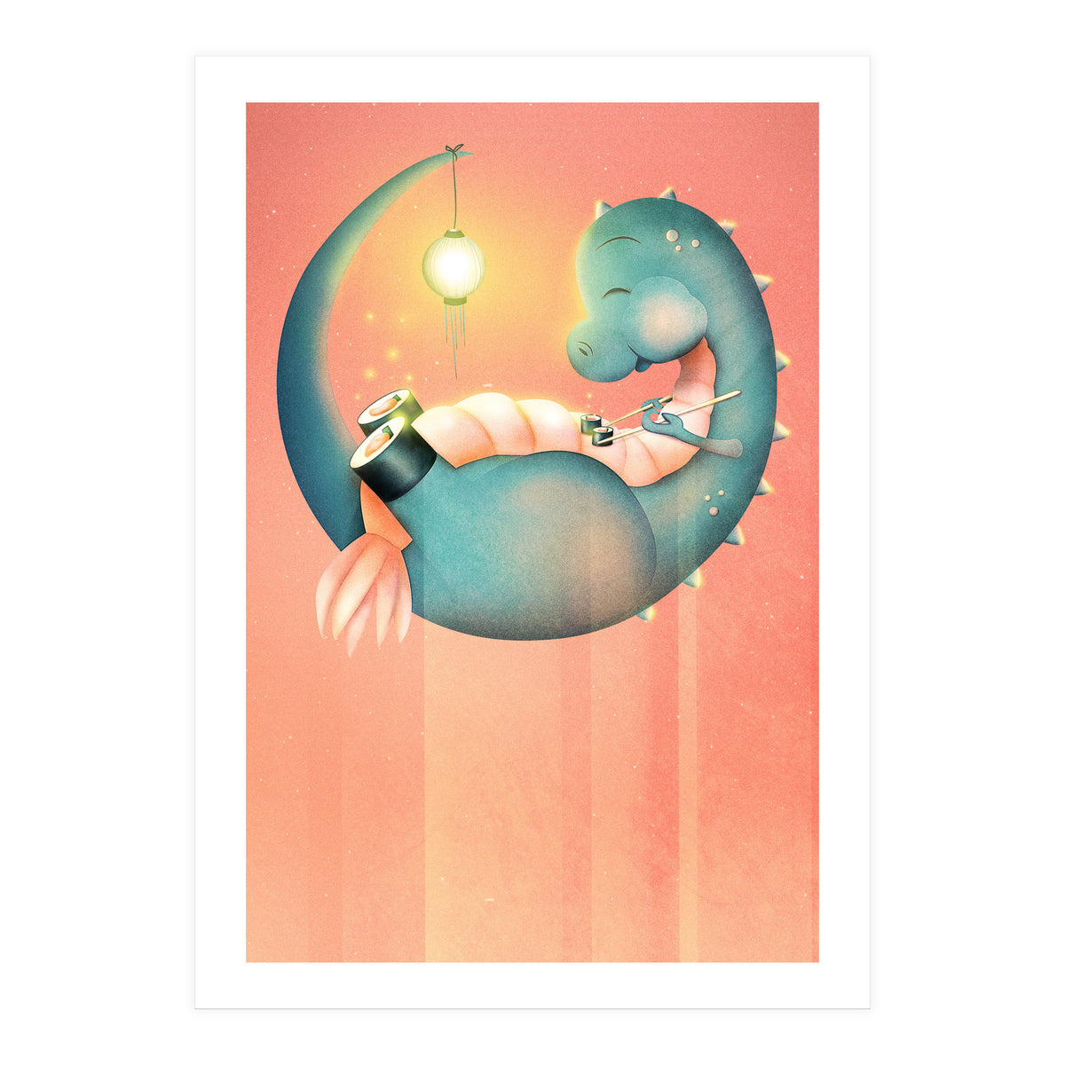 Sushi Dinosaur (Print Only)