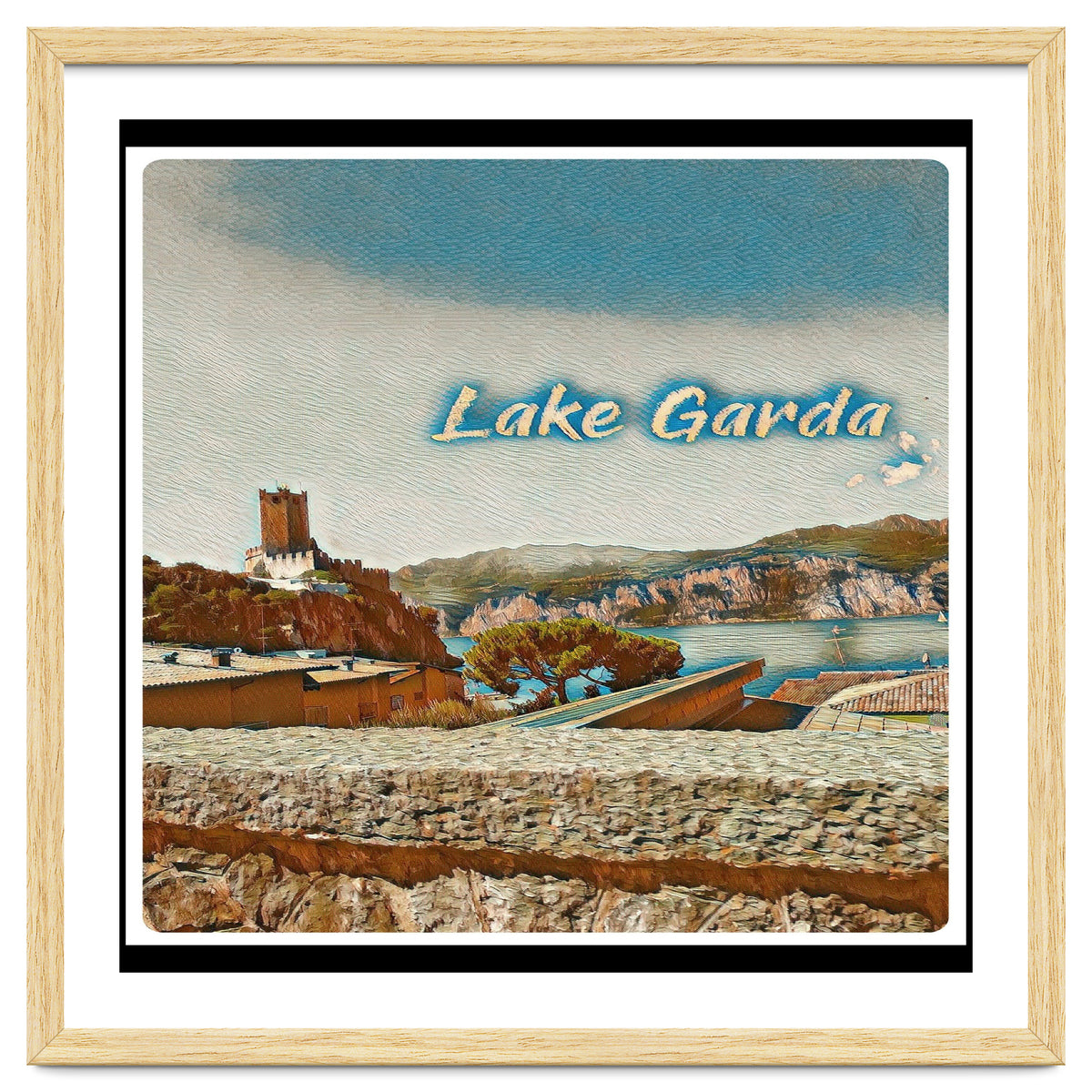 Malcesine Castle On Lake Garda