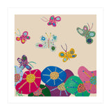 Butterflies Garden (pink) (Print Only) thumbnail