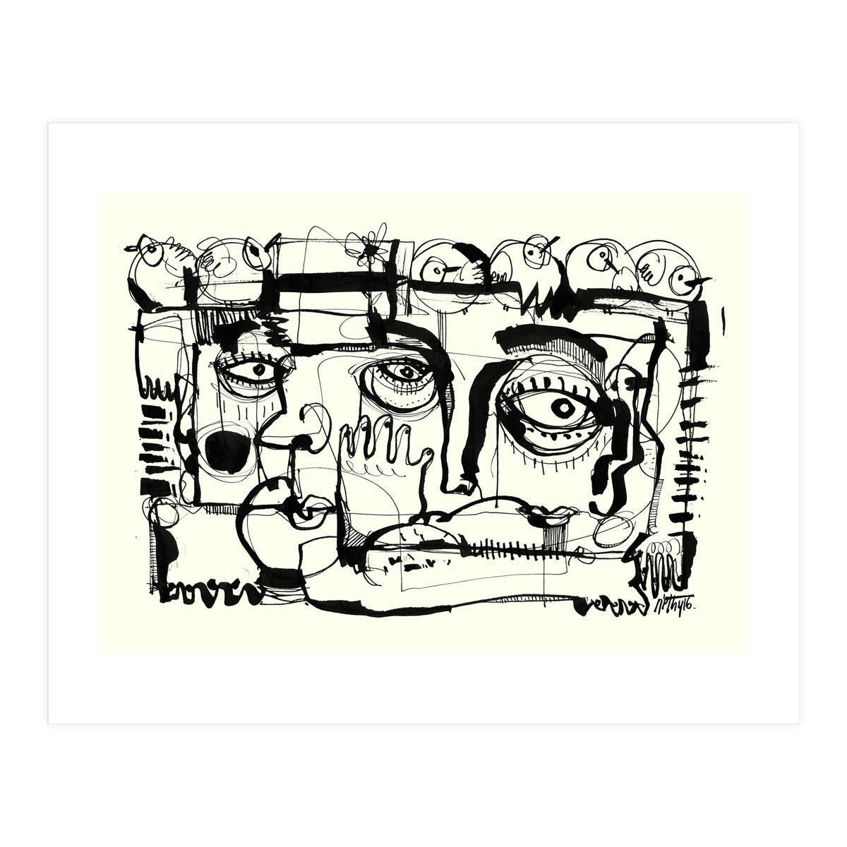 Birds on a Wire (Print Only)