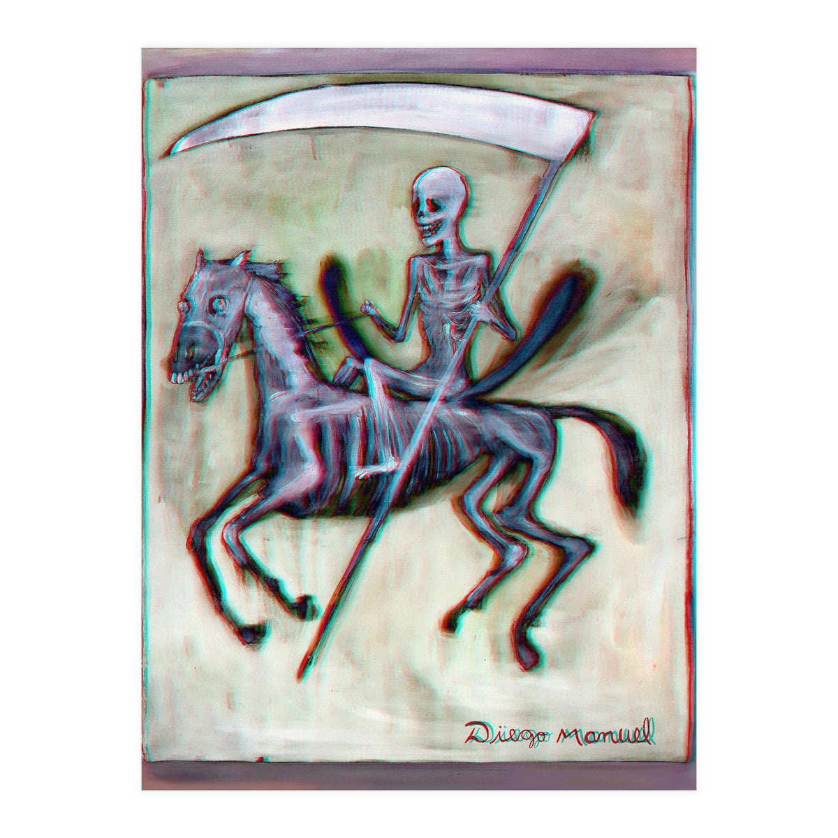 La Muerte 2 3d 2 (Print Only)