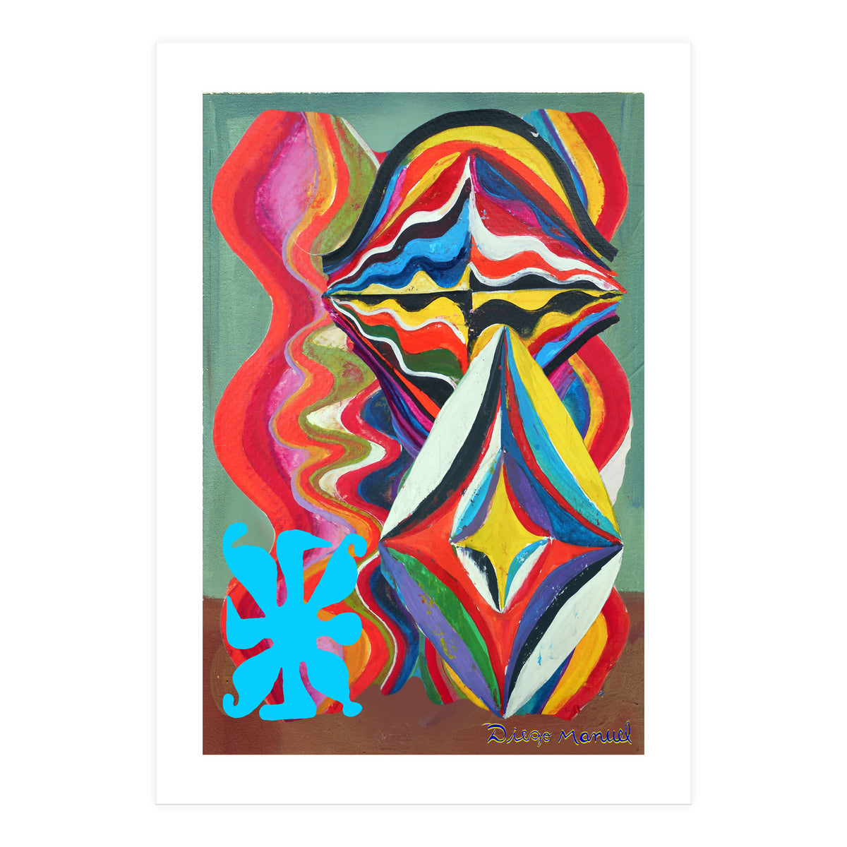 Pop Abstract Asimetrico A10 (Print Only)