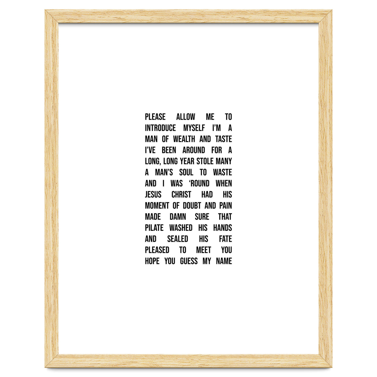 Sympathy For The Devil