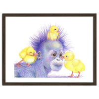 Purple Orangutan and Ducks