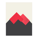 Pastel Mountains II Volcano (Print Only) thumbnail