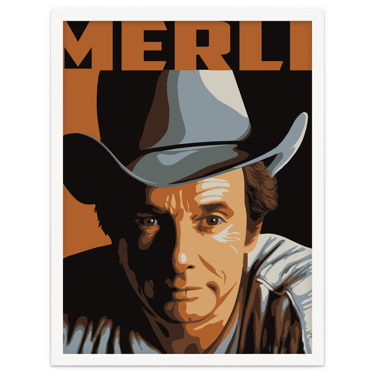 Merle Haggard Poster