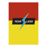 Modern Geometric Minimalist Typography Fear Less (Print Only) thumbnail