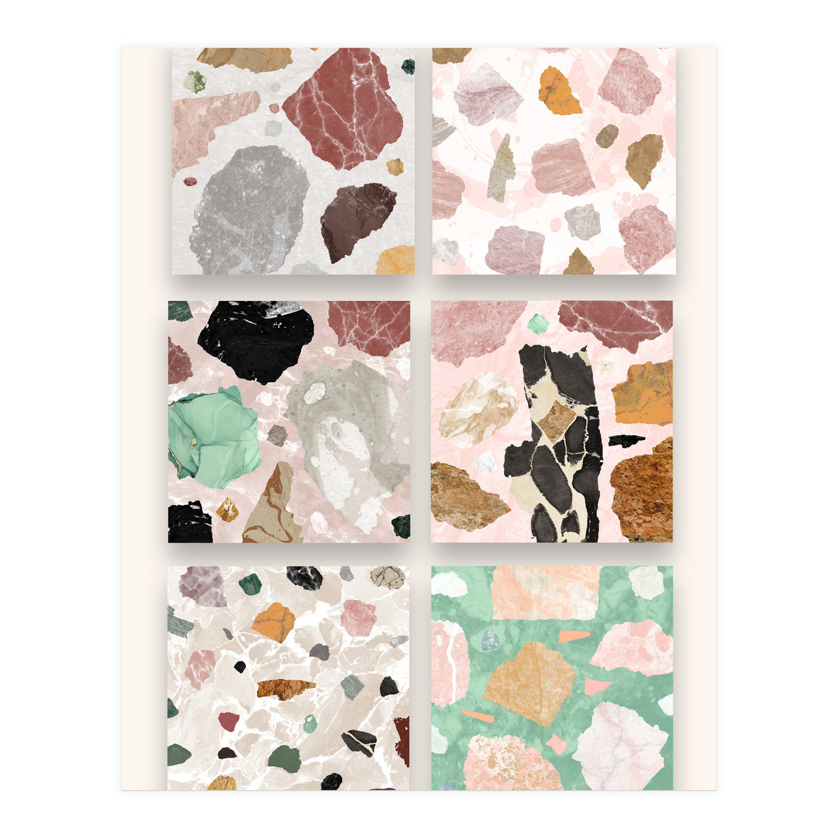 Heartstone - venetian terrazzo version 2 (Print Only)
