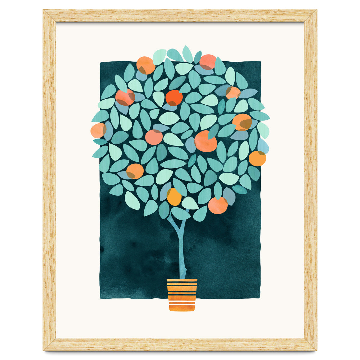 Orange Tree At Midnight