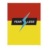 Modern Geometric Minimalist Typography Fear Less (Print Only) thumbnail