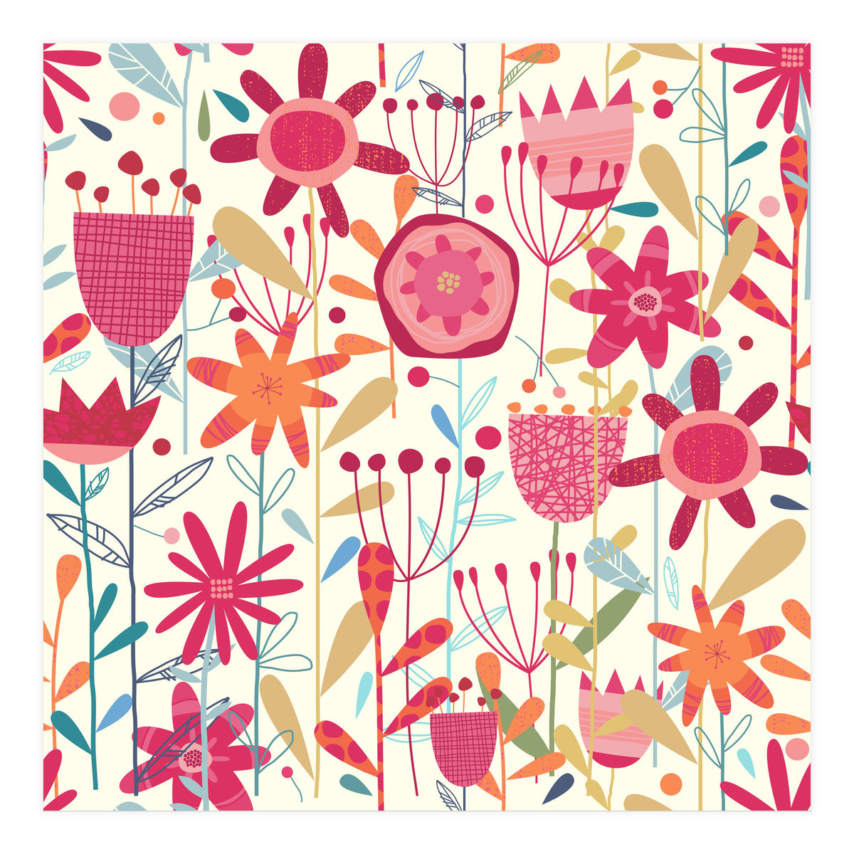 Wild Weeds And Flowers (Print Only)