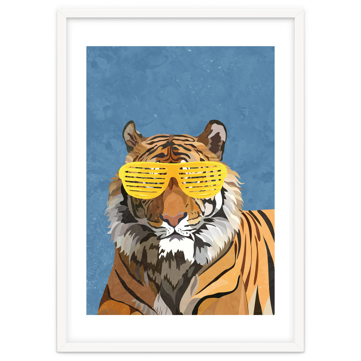 Hip Hop Tiger Yellow and Blue