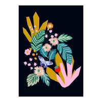 Flowers and leaves (Print Only)