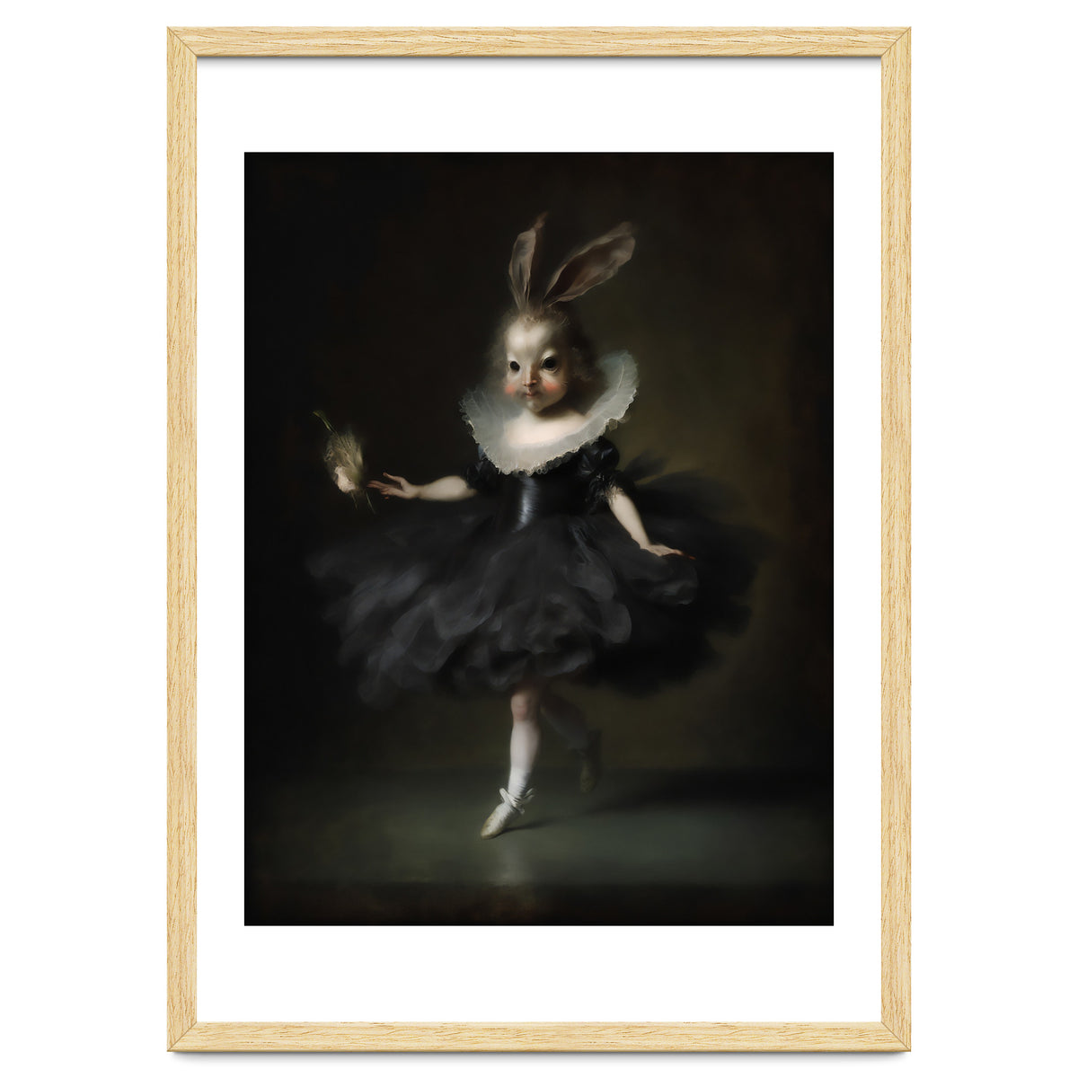 Gothic Hare-Girl Hybrid Ballerina