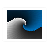 Blue Spiral Wings (Print Only) thumbnail