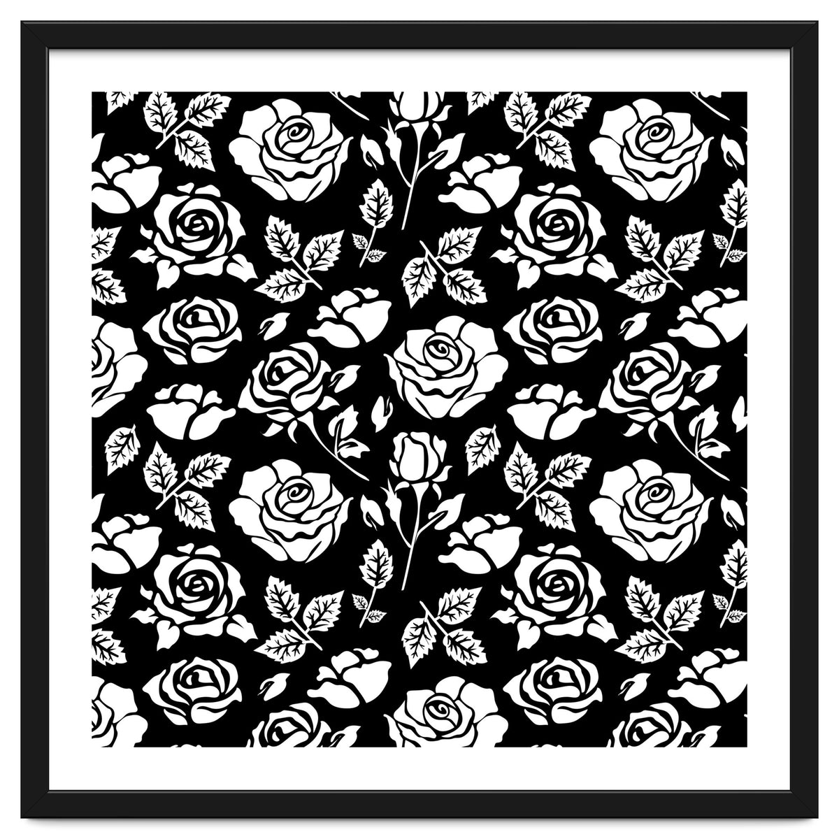 White Rose #illustration #pattern