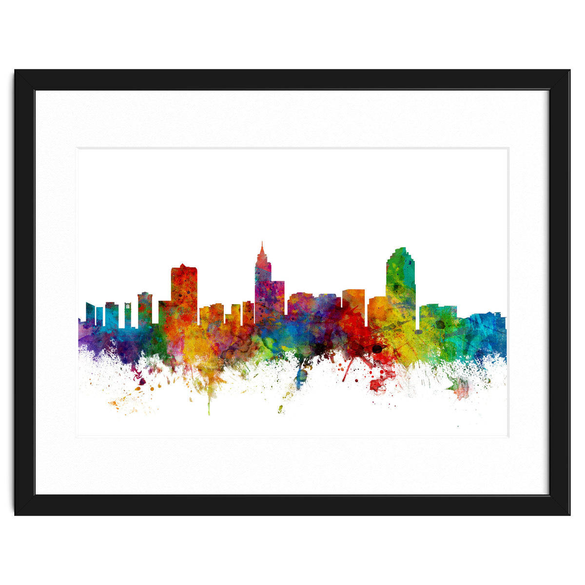 Raleigh North Carolina Skyline