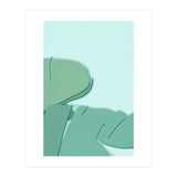 Abstract Banana Leaves Two - Greener Eden (Print Only) thumbnail