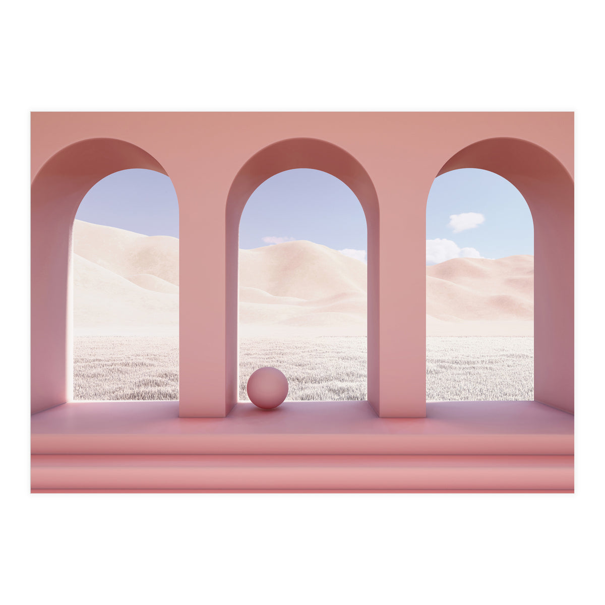 BALL IN ARC (Print Only)