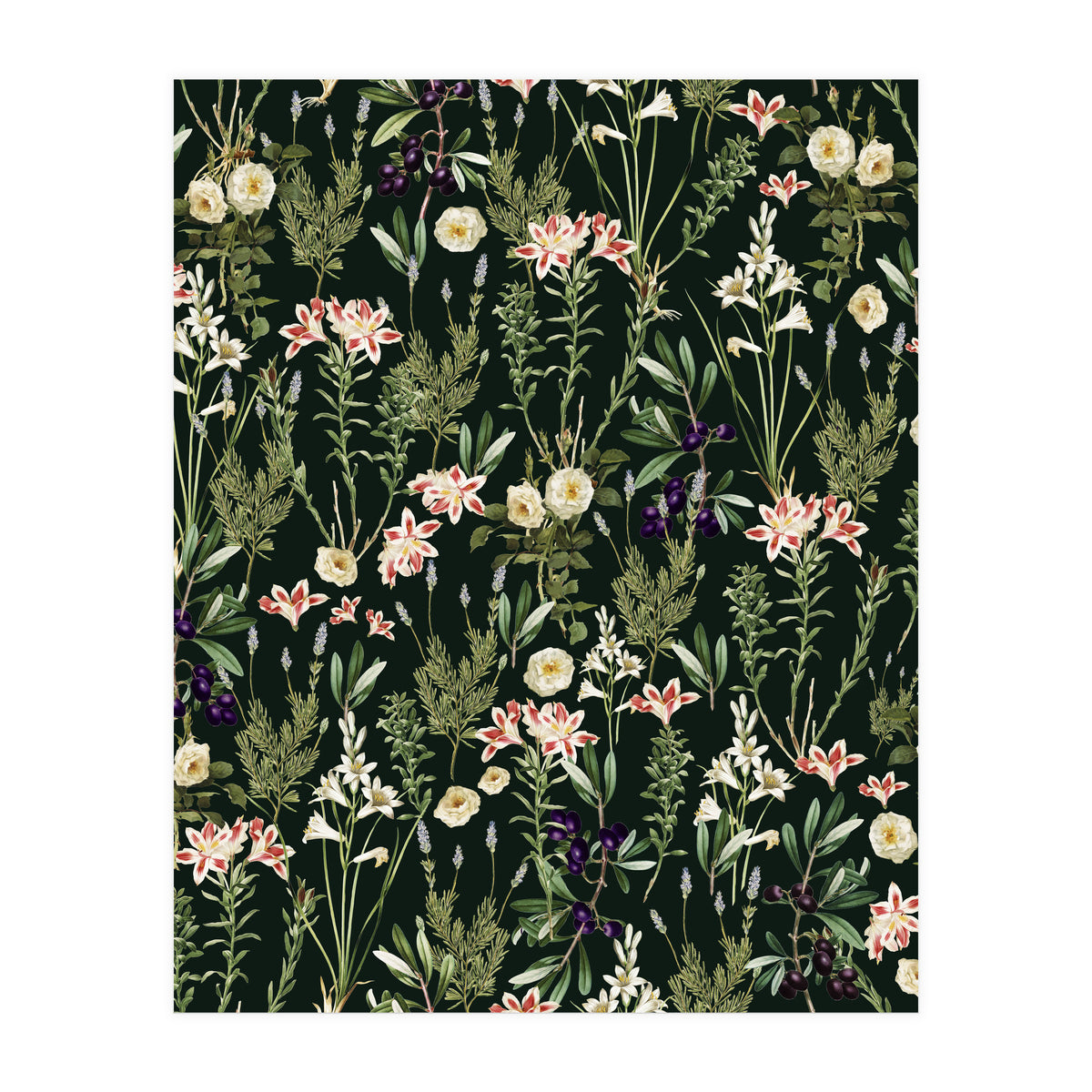 Dark Botanical Garden (Print Only)