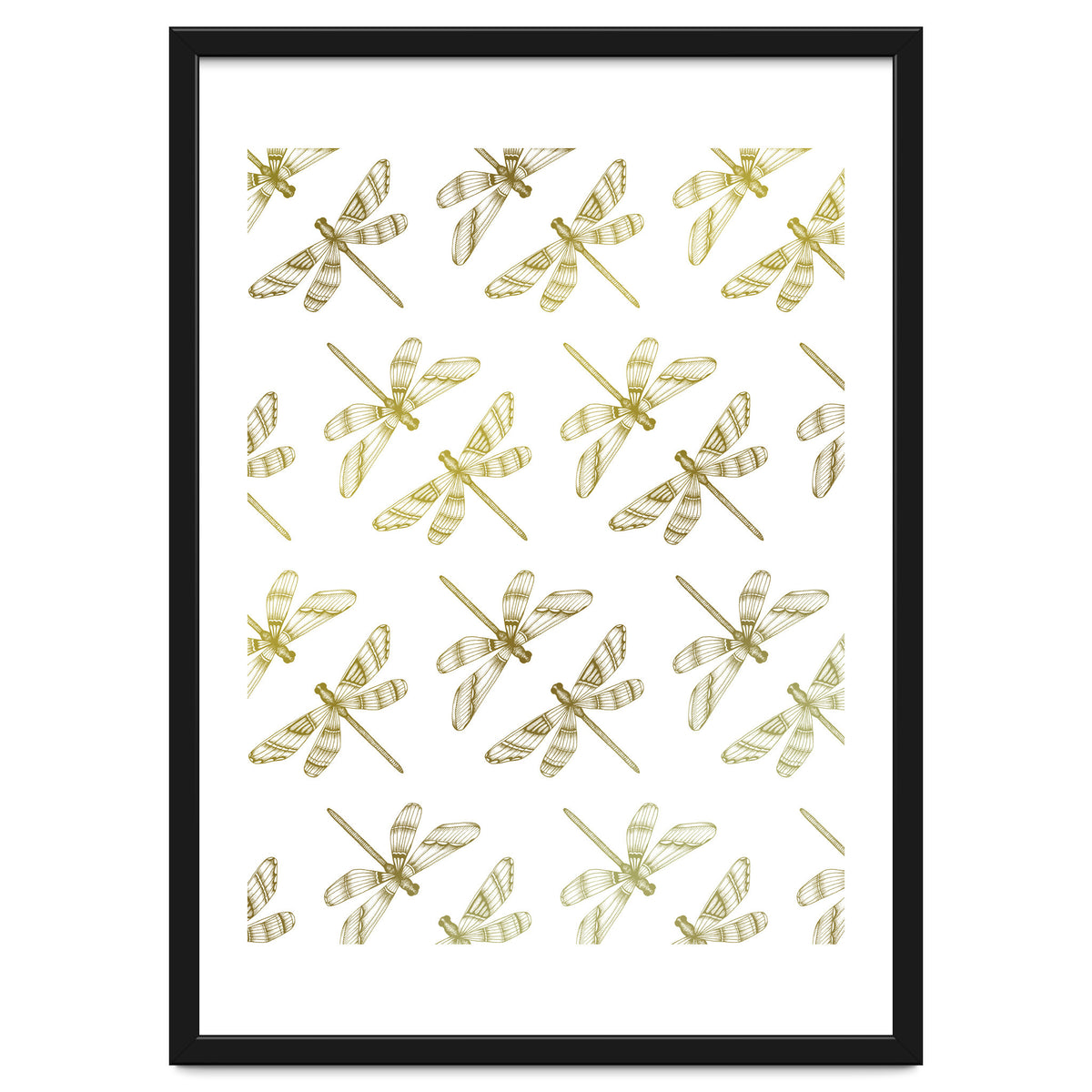 Golden Dragonflies