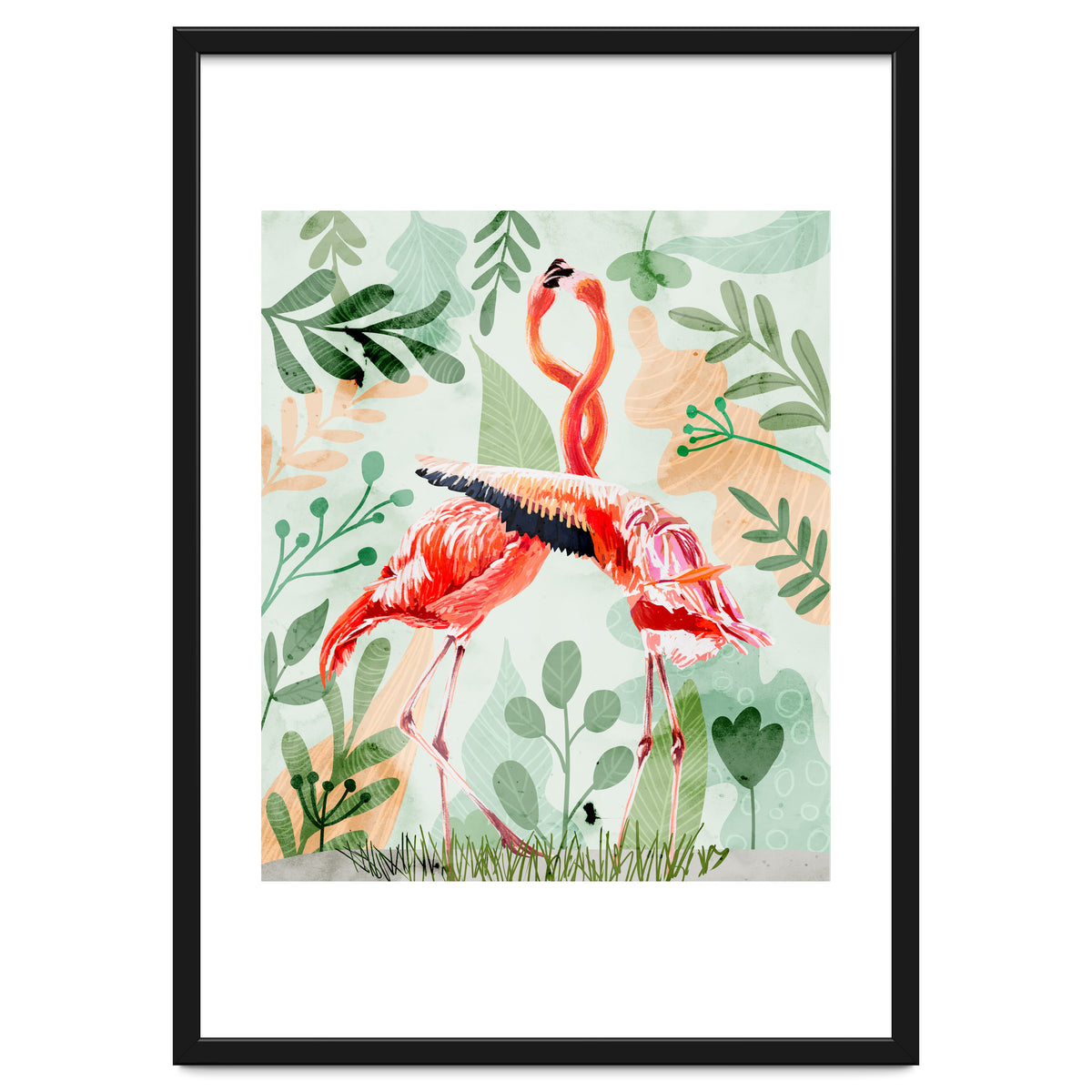 Flamingo Love