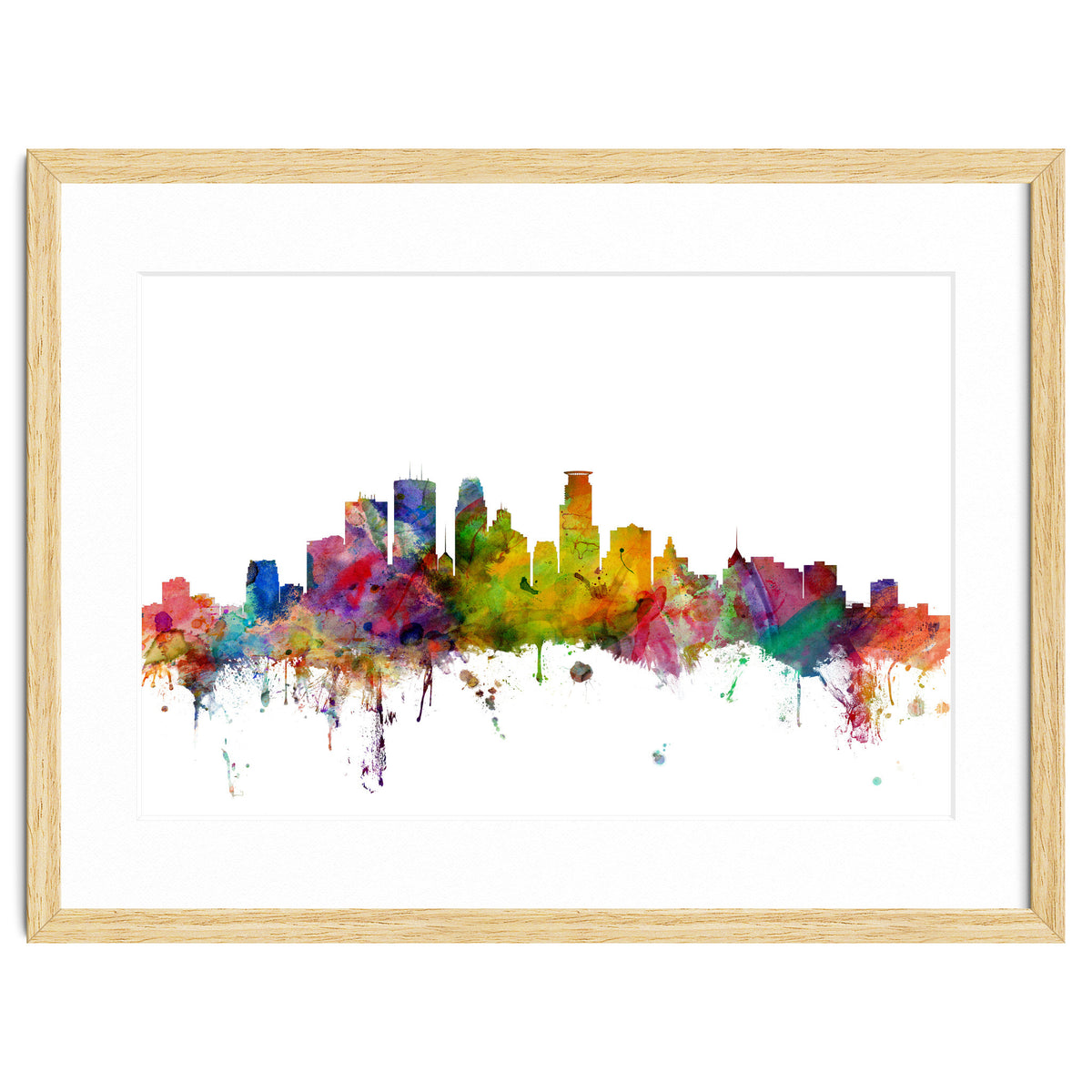 Minneapolis Minnesota Skyline