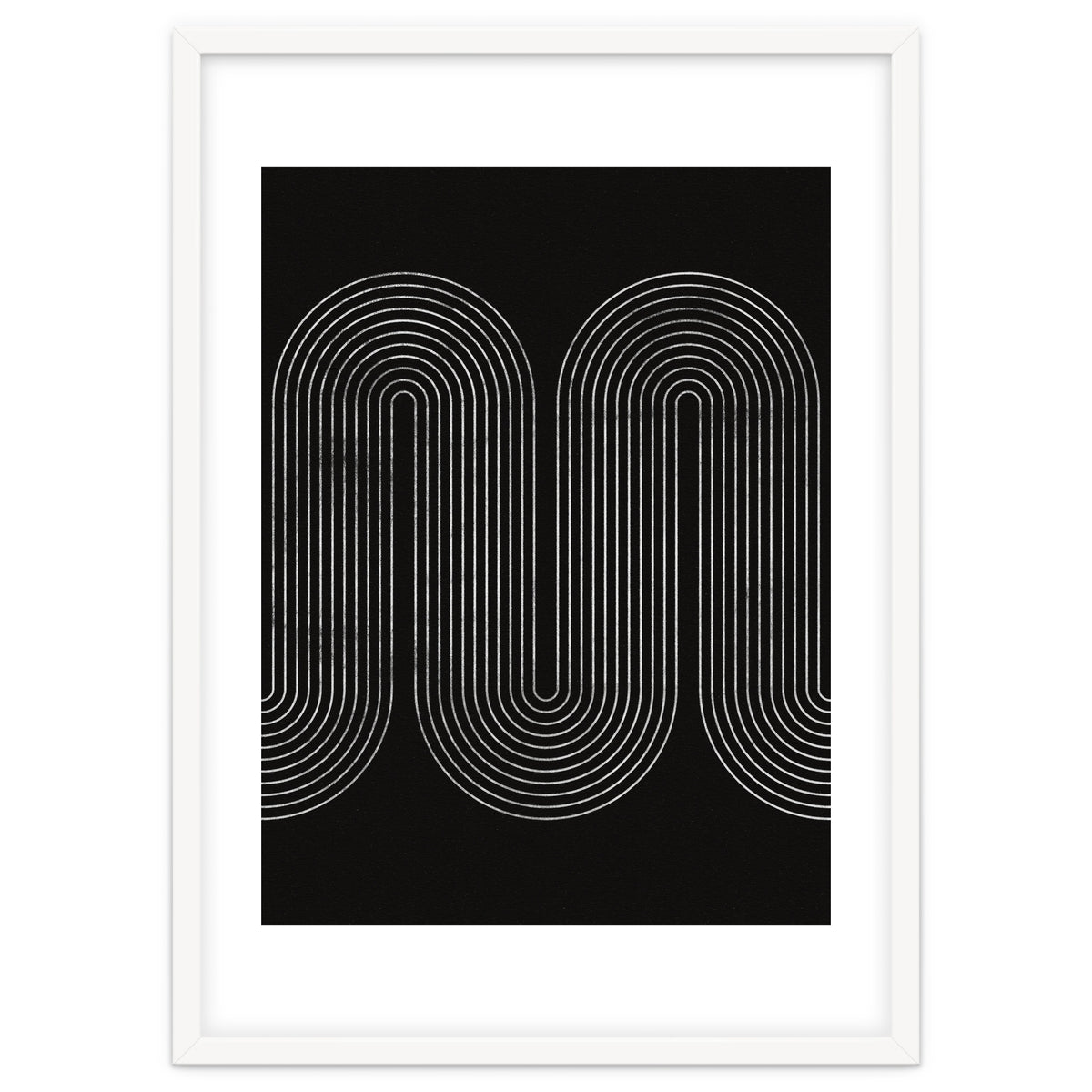 Mid-Century Modern No.18 - Woodblock Print