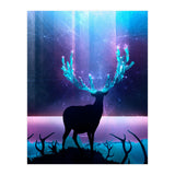 Greenery Deer - Sterling Magenta (Print Only) thumbnail