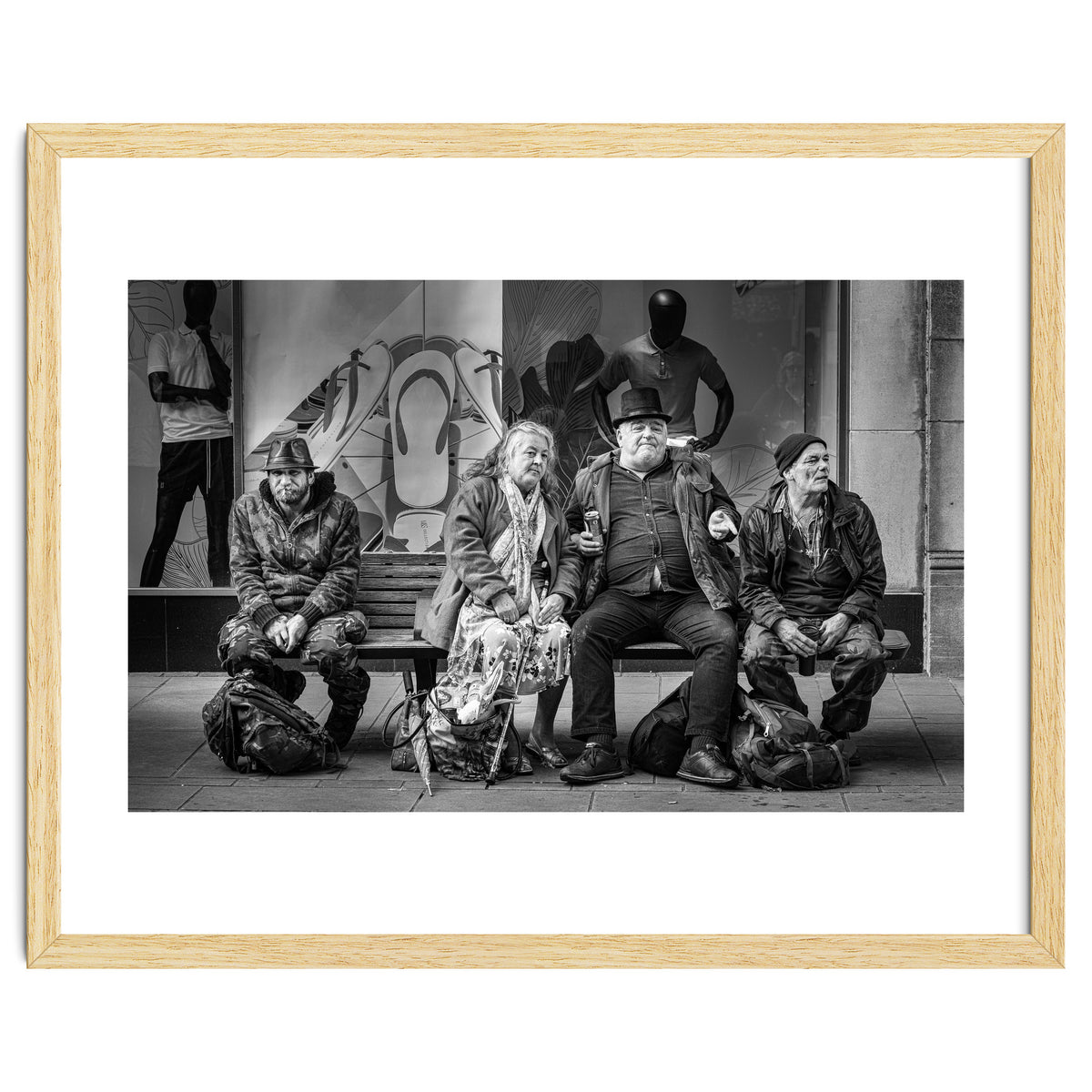 Three plus one locals at the Hat Fair