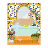 Ram Bathing in Moroccan Style Bathroom (Print Only) thumbnail
