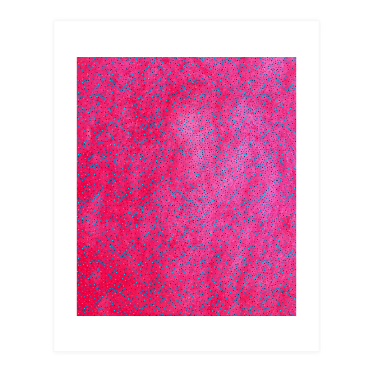 Pink & Blue Polka Dots (Print Only)