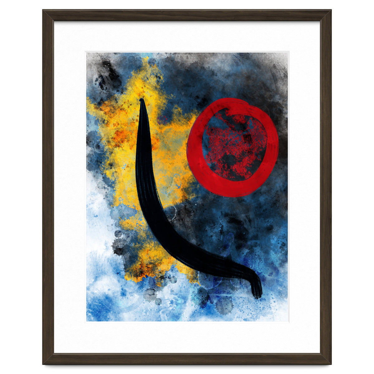 Abstract Calligraphy in the universe