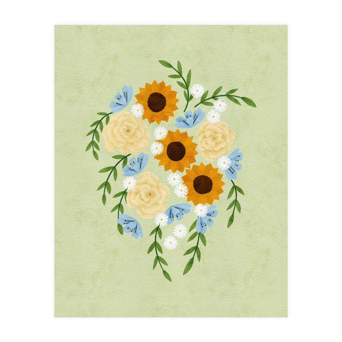 Sunflower Bouquet (Print Only)