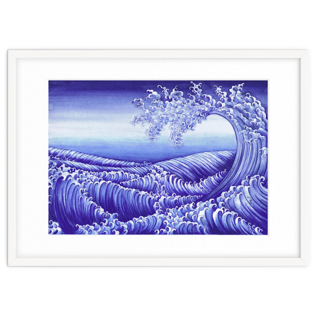 Turbulent Water Triptych part 3