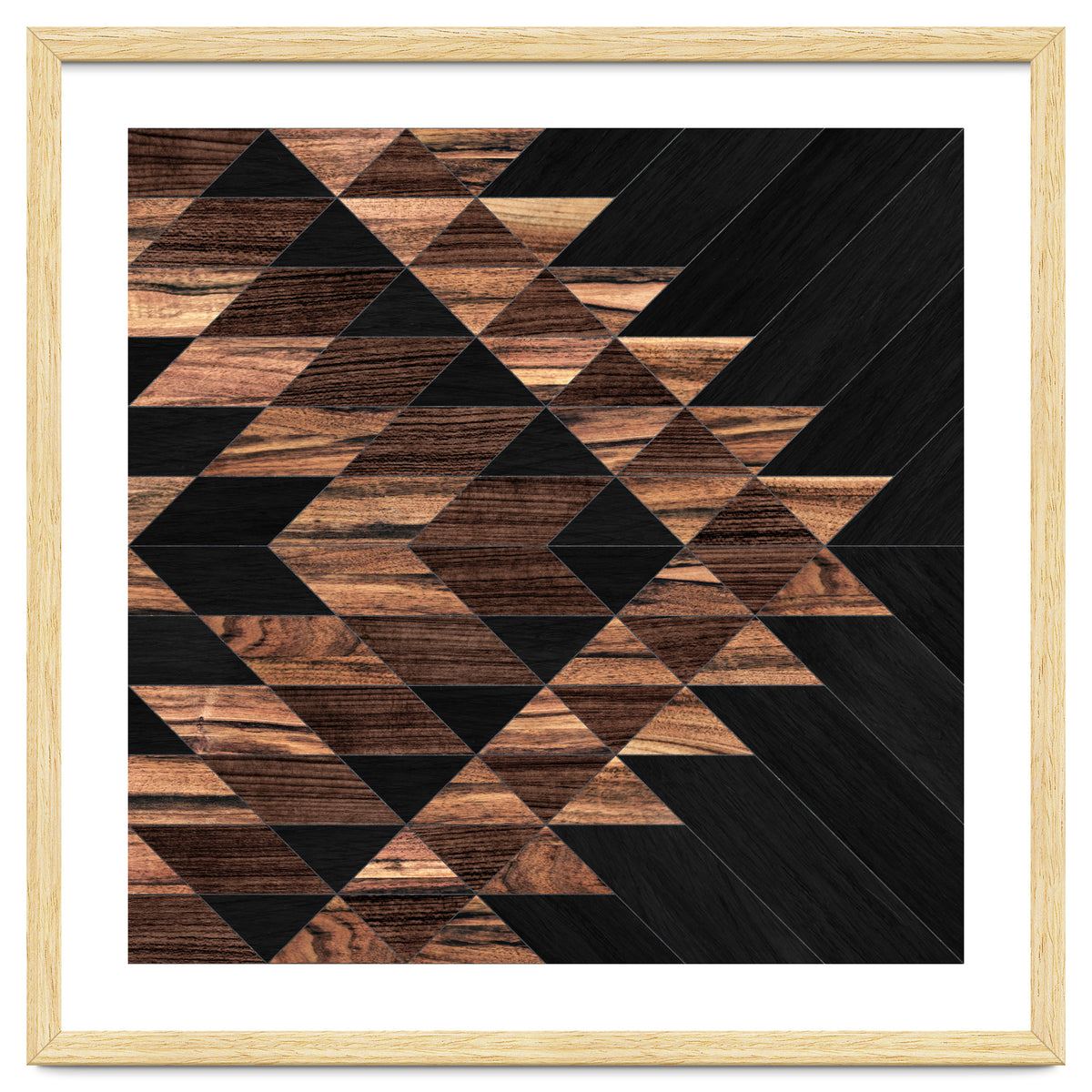 Urban Tribal Pattern No.11 - Aztec - Wood