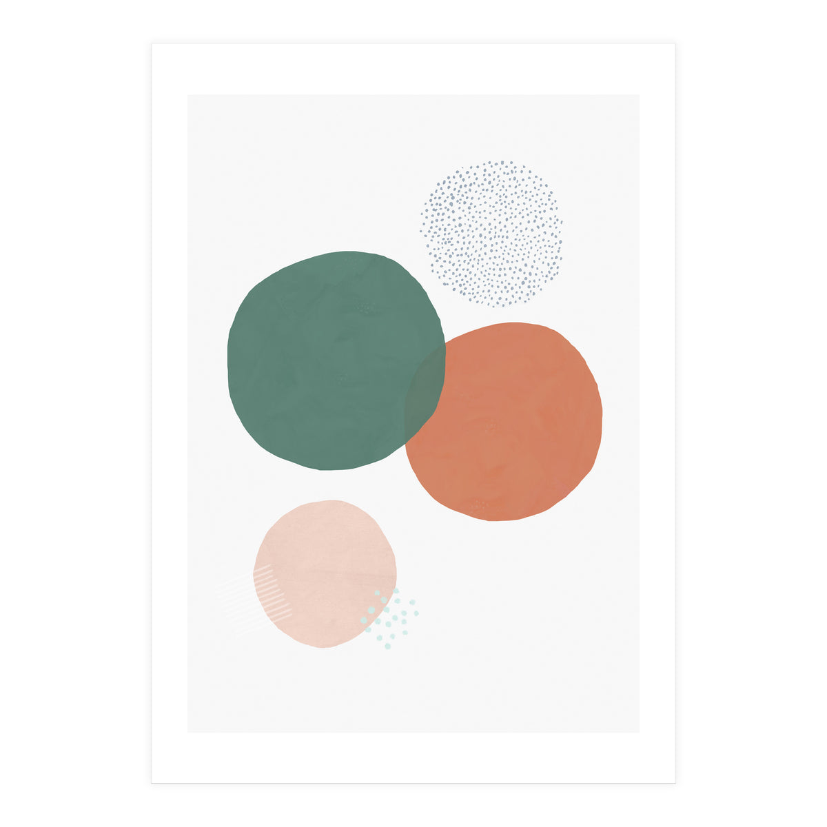 Abstract Soft Circles  (Print Only)