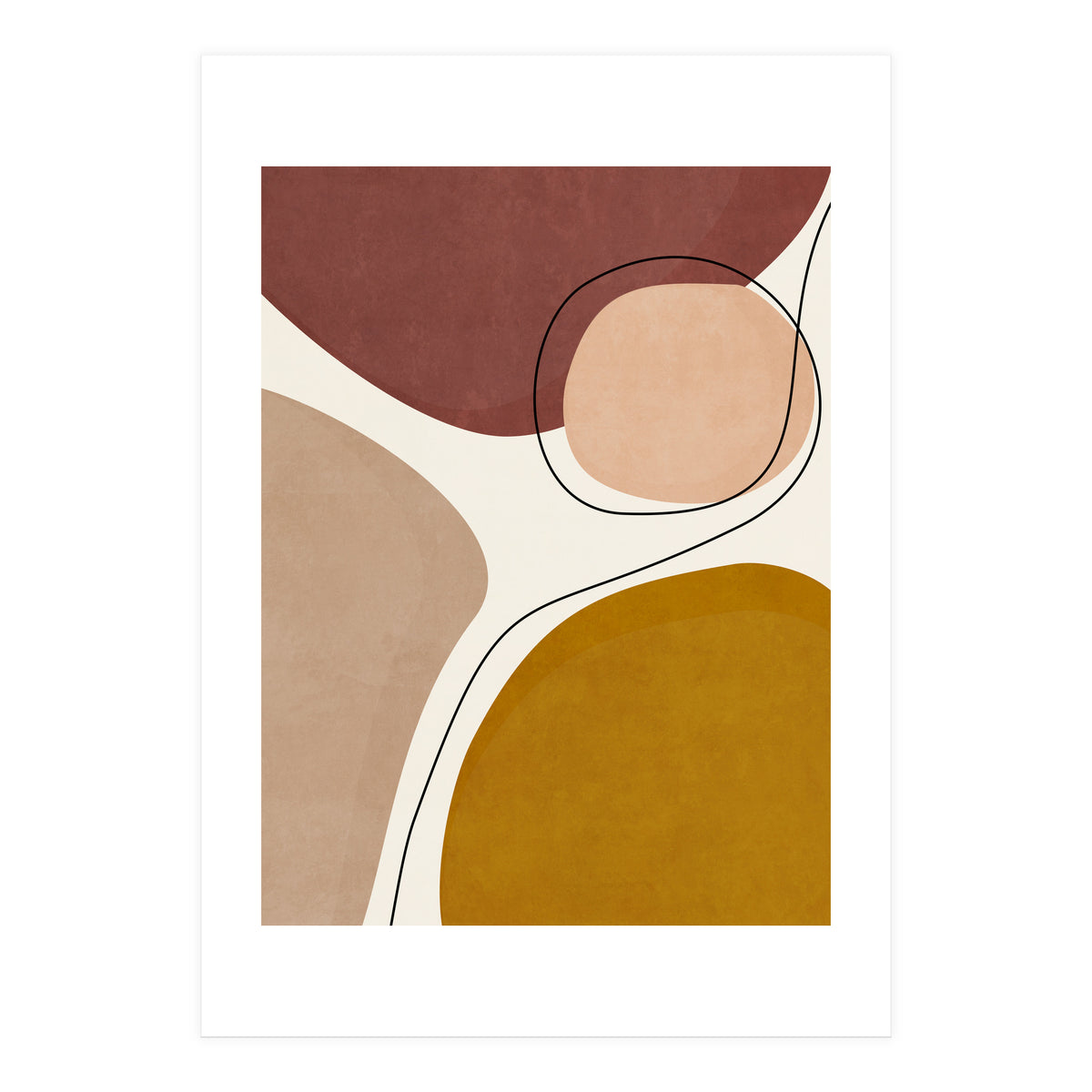 ORGANIC SHAPES - 01YR (Print Only)