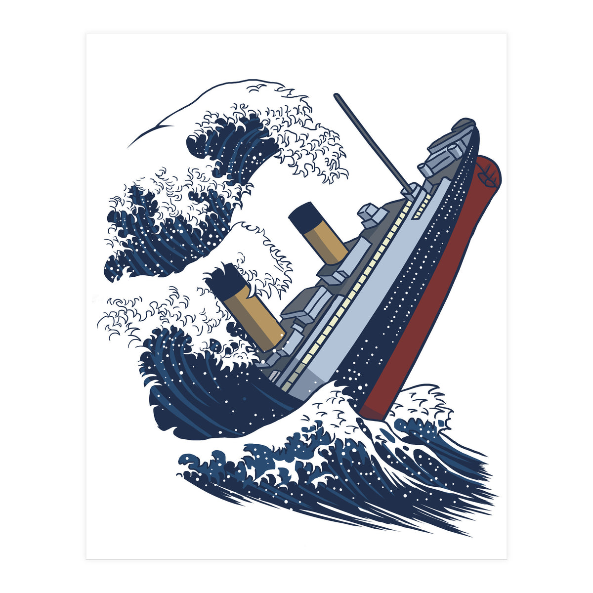 The wave titanic (Print Only)