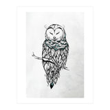 Poetic Snow Owl (Print Only) thumbnail