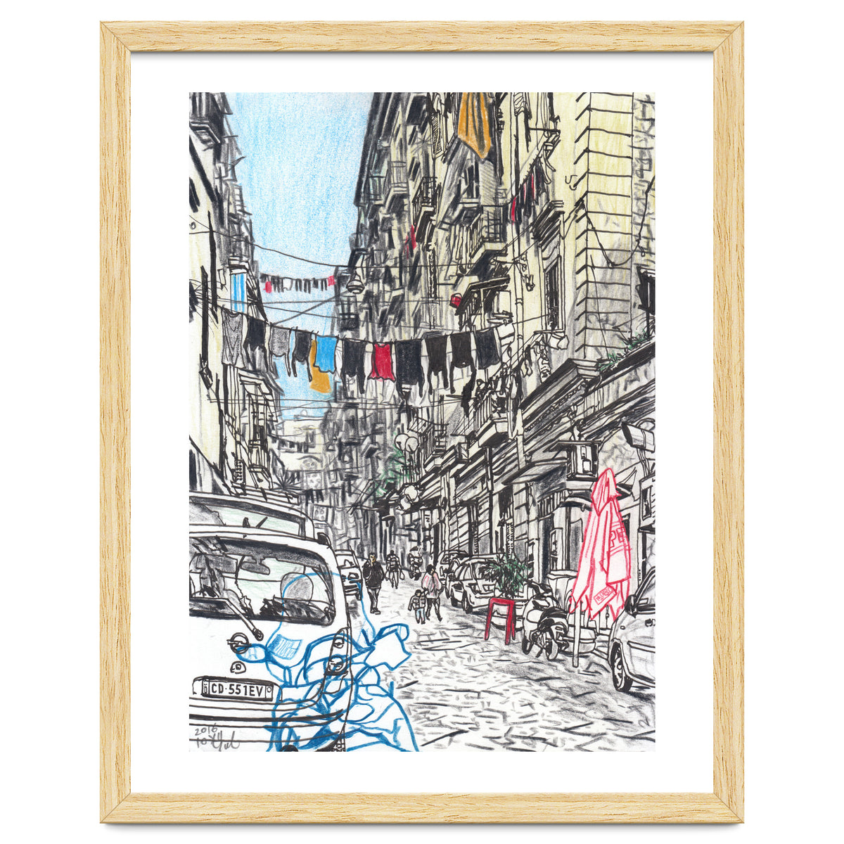 Drying Laundry In Napoli