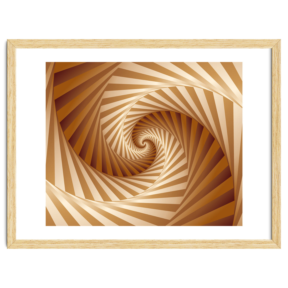 3D Effect Spiral Pattern