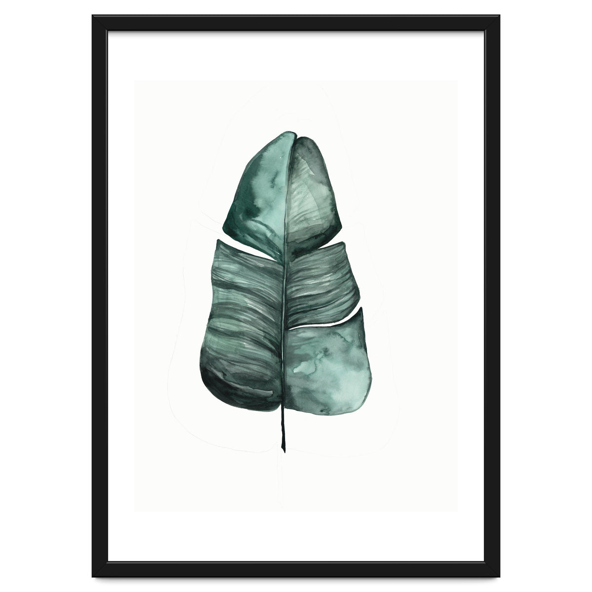 Botanical Illustration Banana Leaf