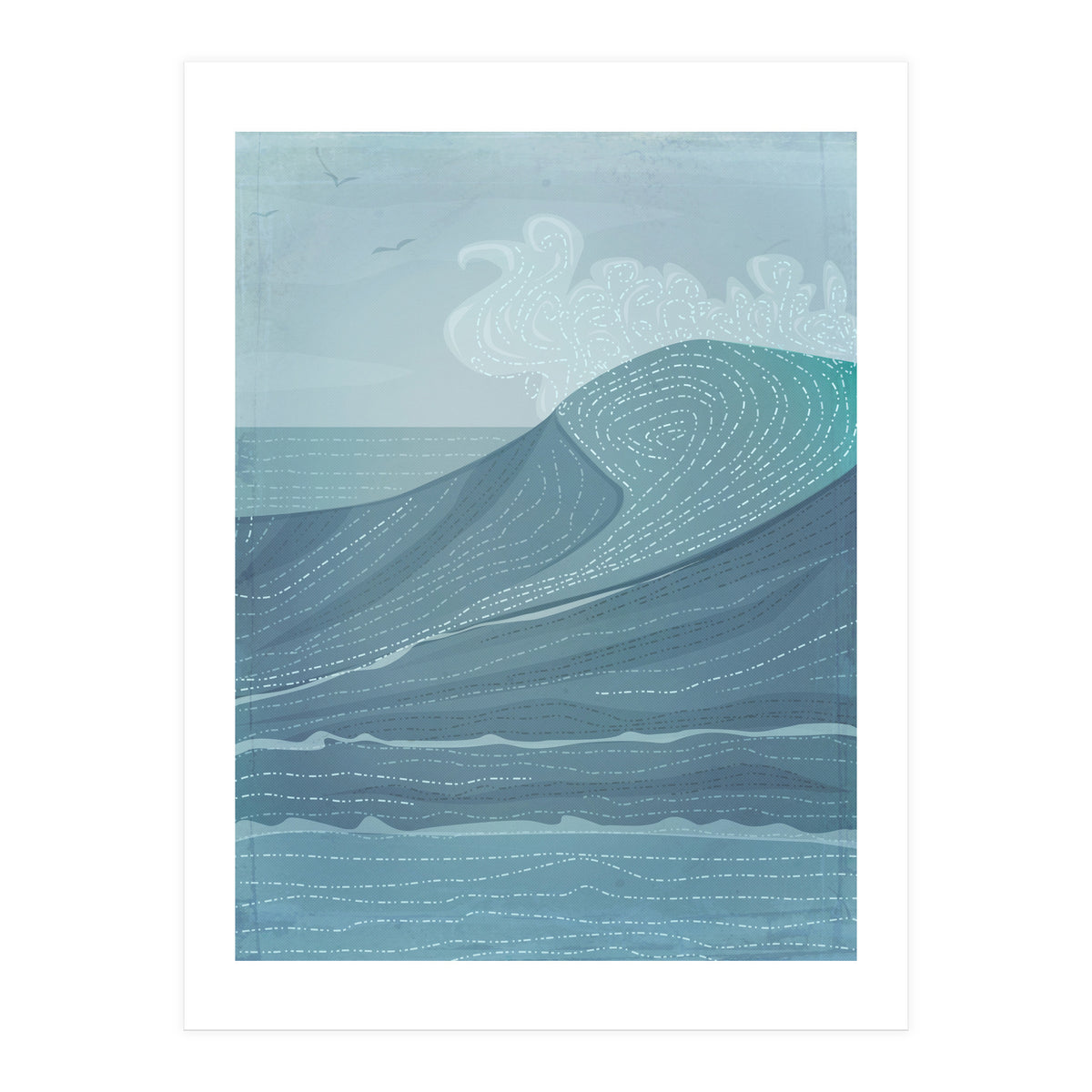 The wave (Print Only)