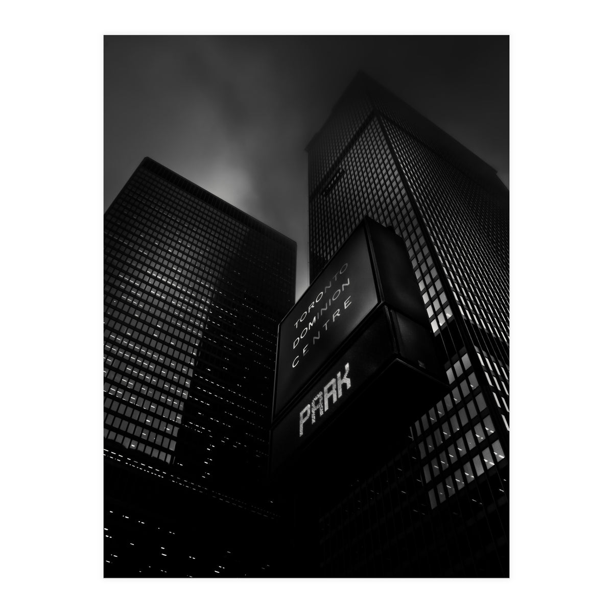 Downtown Toronto Fogfest No 16 (Print Only)