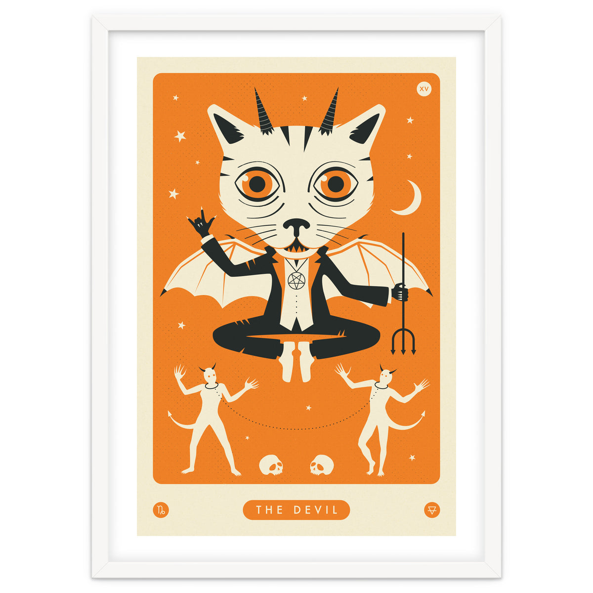 TAROT CARD CAT: THE DEVIL