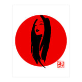 Geisha02 in red (Print Only) thumbnail