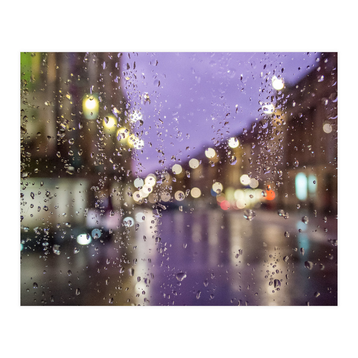 Gray st Newcastle rain (Print Only)